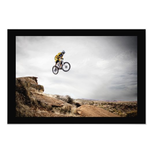 BMXバイクジャンピングポスター フォトプリント            (正面)