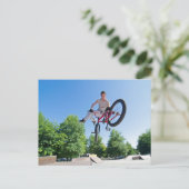 BMXバイクスタントテールホイップ ポストカード (スタンド正面)