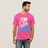 BmxバイクダウンヒルスタントBmxライダー Tシャツ (正面フル)