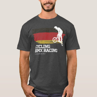 BMXバイクドイツ国旗サイクリングサイクリングレースBMX 3 Tシャツ