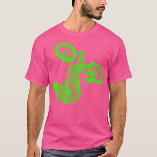 Bmxバイクバックフリップ自転車FreeBmx Tシャツ (正面)