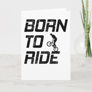 BMXバイクフリースタイルスポーツギフトクールことわざ カード