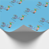 BMXバイクライダーアニメ ラッピングペーパー (角)