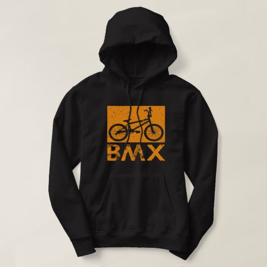 BMXバイクライダーレーシングバイクギフトボーイズガールズキッズ パーカ (デザイン正面)