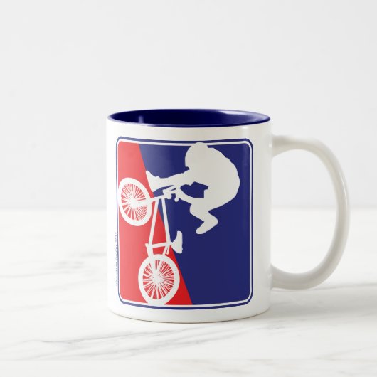 BMXバイクライダー ツートーンマグカップ (右)