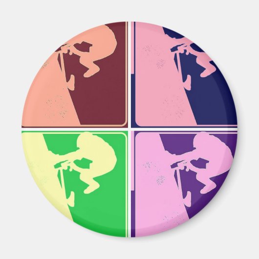 BMXバイクライダー マグネット (正面)