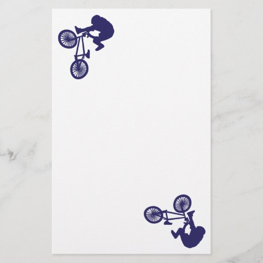 BMXバイクライダー 便箋 (正面)