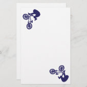 BMXバイクライダー 便箋 (正面/裏面)