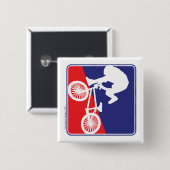 BMXバイクライダー 缶バッジ (正面&裏面)