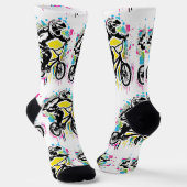 Bmxバイクレース – Bmxサイクリングソックス – Bmx Freestyle ソックス (傾斜あり)