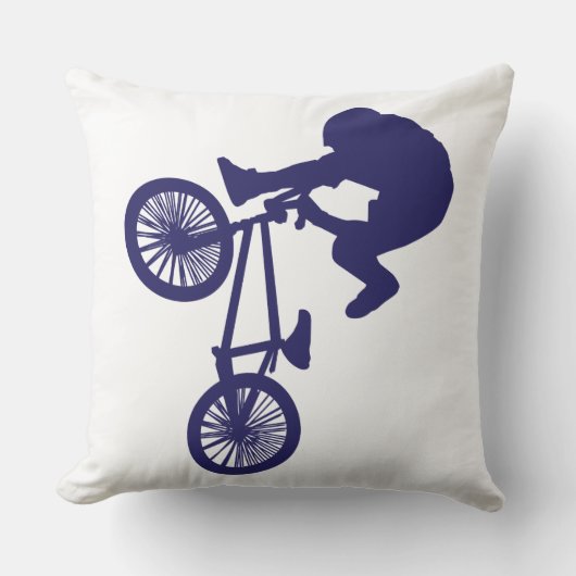 BMXバイク乗り クッション (正面)