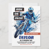 BMXバイク誕生日招待状 招待状 (正面)