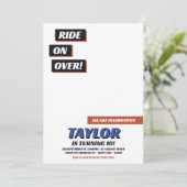 BMXバイク誕生日招待状 招待状 (スタンド正面)