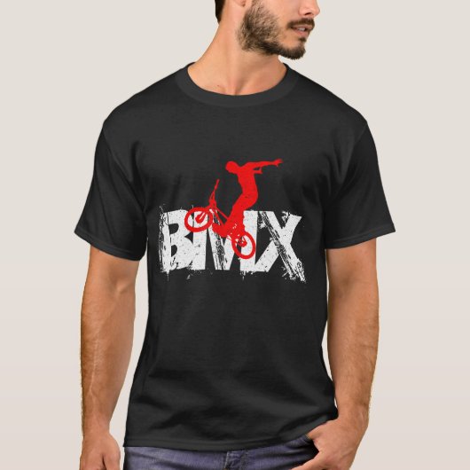 BMXバイクBMXアクセサリー Tシャツ (正面)