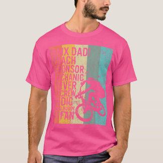 Bmxパパコーチメディックライディングバディ1ファンファーザーズデイ Tシャツ