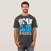 BMXパパファーザーモトクロスバイクレース自転車 Tシャツ (正面フル)