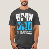 BMXパパファーザーモトクロスバイクレース自転車 Tシャツ (正面)