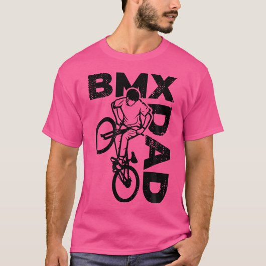 BmxパパBmx恋人Bmx Tシャツ (正面)