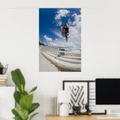 Bmxビッグエアジャンプ ポスター (ホームオフィス)