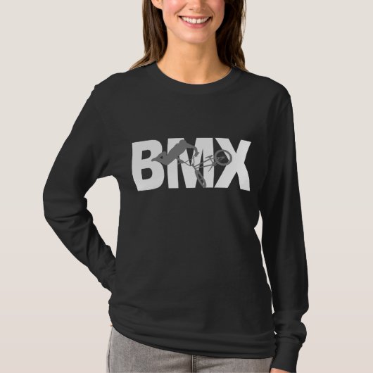 BMXフリースタイル自転車 Tシャツ (正面)
