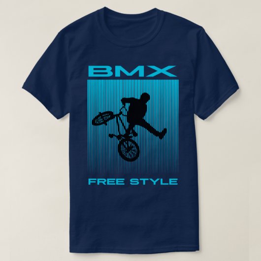 BMXフリースタイル1脚 Tシャツ (デザイン正面)