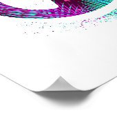 Bmxポスタカラフルー – Bmx Bike Bicycle – アーバン ポスター (角)