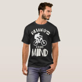 BMXマインド通り自転車モトクロススタントBMXバイク Tシャツ (正面フル)