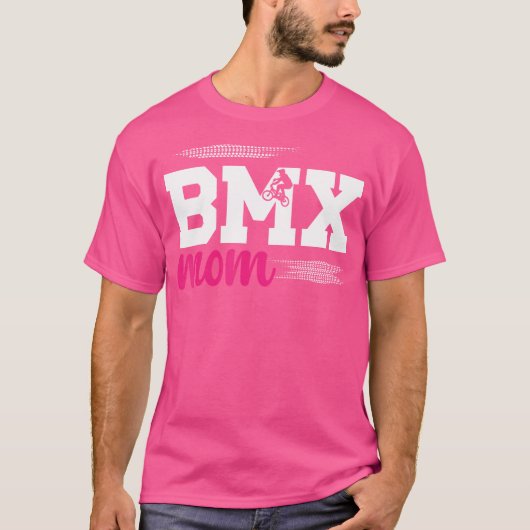 BmxママのBmxライダーマザー誇りを持ったBmxママ Tシャツ (正面)