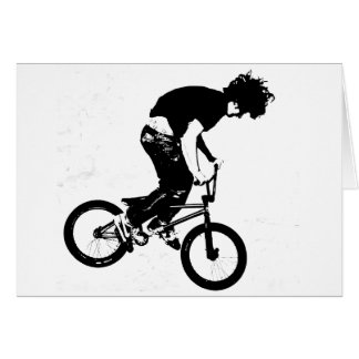 BMXライダーイン白黒
