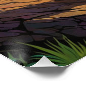 BMXライダーオンマウンテンスロープ ポスター (コーナー)