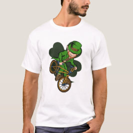 BMXライダーレプレシャンSt. Patrick's Day BMX Bike Tシャツ