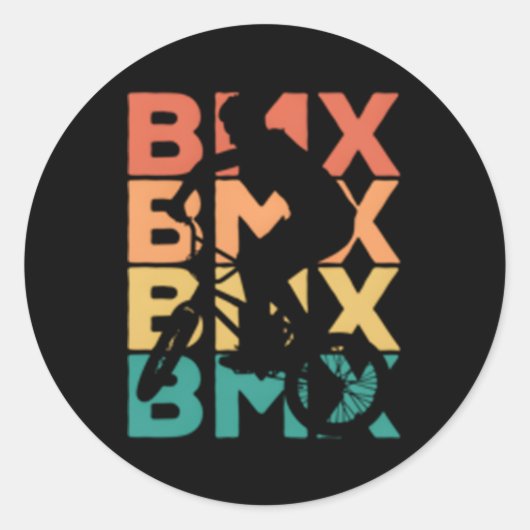 Bmxライダー用Bmx ラウンドシール (正面)