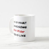 bmxライダー素晴らし、 コーヒーマグカップ (正面左)