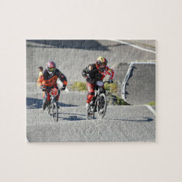 BMXレースアクションサイクリスト自転車ブンデスリーガ ジグソーパズル