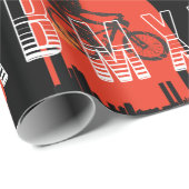 BMXヴィンテージバイクファンギフトボーイズユースバイクBMX ラッピングペーパー (ロールコーナー)