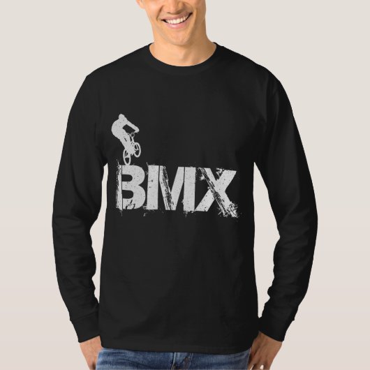 BMXヴィンテージバイクファンギフトボーイズBMXアクセサー Tシャツ (正面)