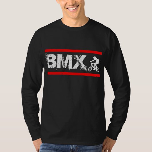BMXヴィンテージバイクファン子供ギフトボーイズBMX Tシャツ (正面)