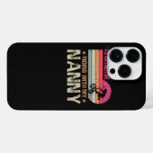 BMX私は私のナニーのヴィンテージと一緒に乗っている iPhoneケース (裏面横)
