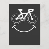 BMX笑顔顔ギフト – サイクルバイクおもしろい ポストカード (正面)