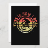 BMX自転車のサイク転がリストスポーツのギフトはこのように 招待状 (正面/裏面)