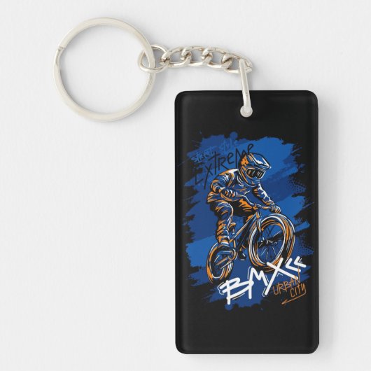 BMX自転車アーバングラフィティストリートウェア キーホルダー (正面)