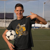 BMX自転車スカルライダージャンプ Tシャツ