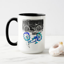 BMX自転車スポーツ色反射 マグカップ