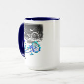 BMX自転車スポーツ色反射 マグカップ (正面左)