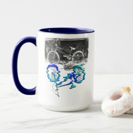 BMX自転車スポーツ色反射 マグカップ