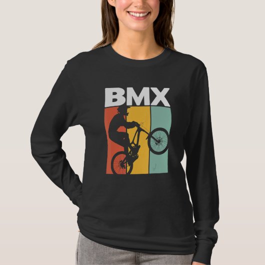 BMX自転車モトクロススポーツBMXレースラッカーミー Tシャツ (正面)
