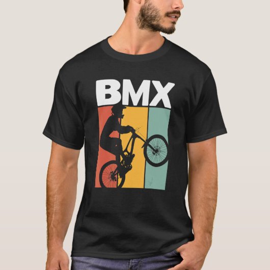 BMX自転車モトクロススポーツBMXレースラッカーミー Tシャツ (正面)