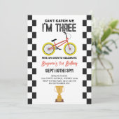 BMX自転車3歳の誕生日パーティー 招待状 (スタンド正面)