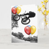 Bmx カード (黄色い花)