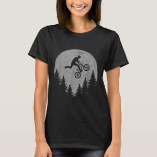 BMX スタント ダートバイク 月 フリースタイル ライダー ギフト Tシャツ